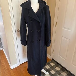 Anne Klein Midnight Blue Trench Coat